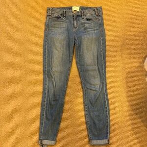 McGuire Denim blue jeans, size 27 with cuffed ankles